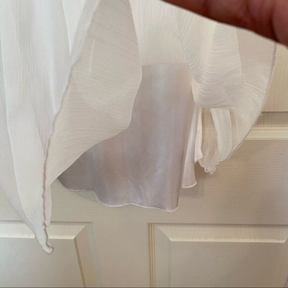 Dani Sexy Sheer Off White Top - Picture 3 of 8